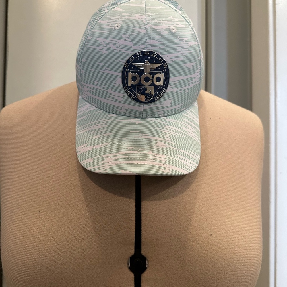 Ladies Porsche Club of America Mint Patterned Cap